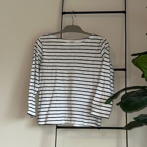 Striped Boatneck Tee